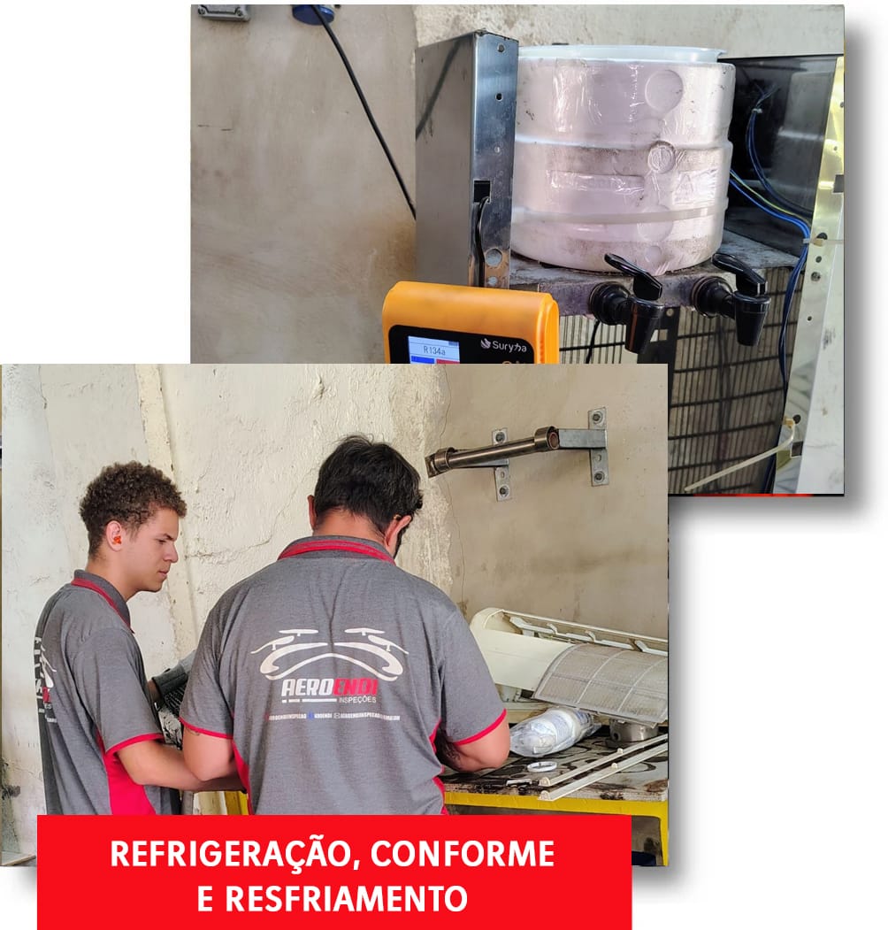 refrigeração, conforme e resfriamento